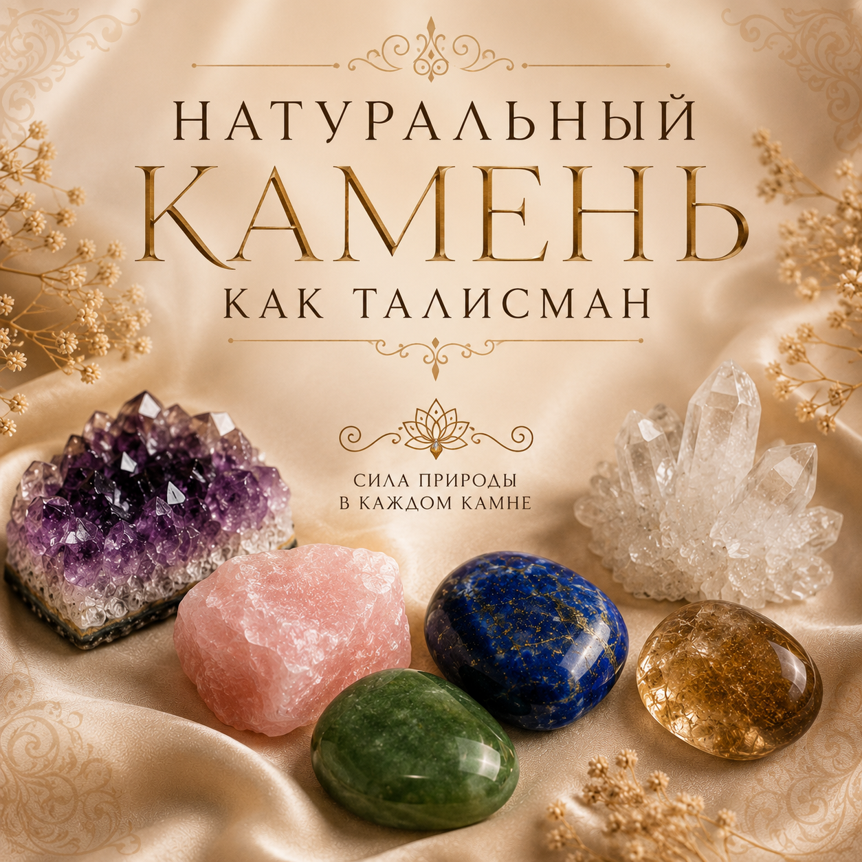 Натуральные камни как талисман.