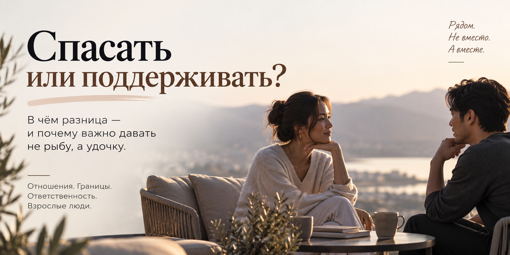 Спасать или поддерживать?