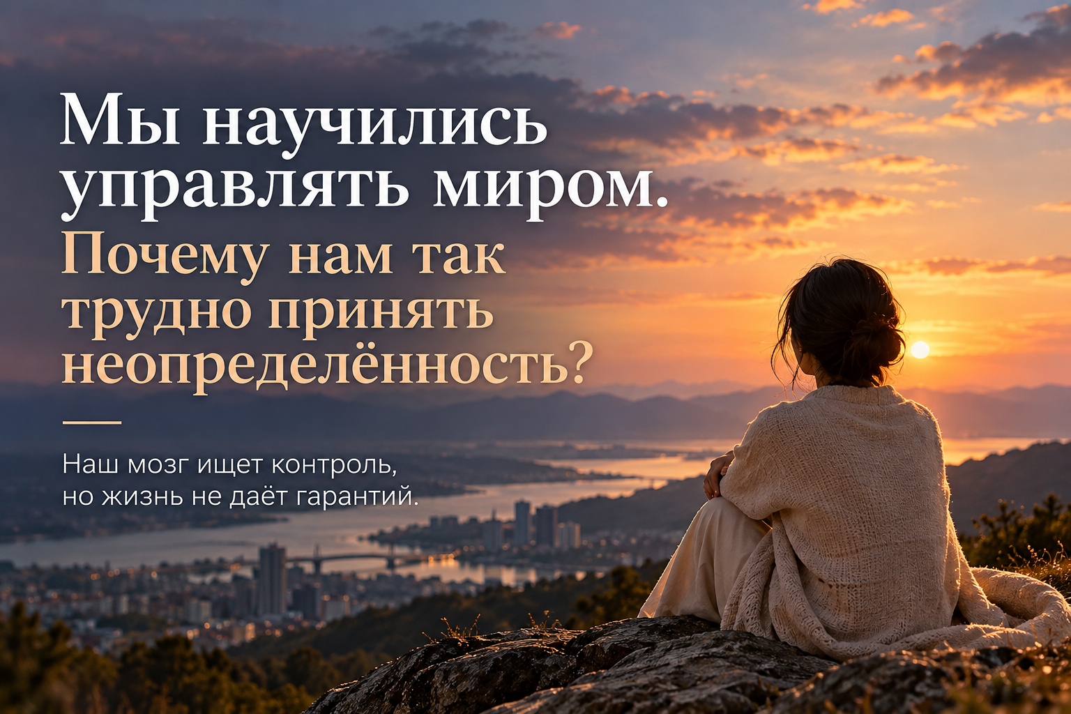 Мы научились управлять миром. Почему нам так трудно принять неопределённость?