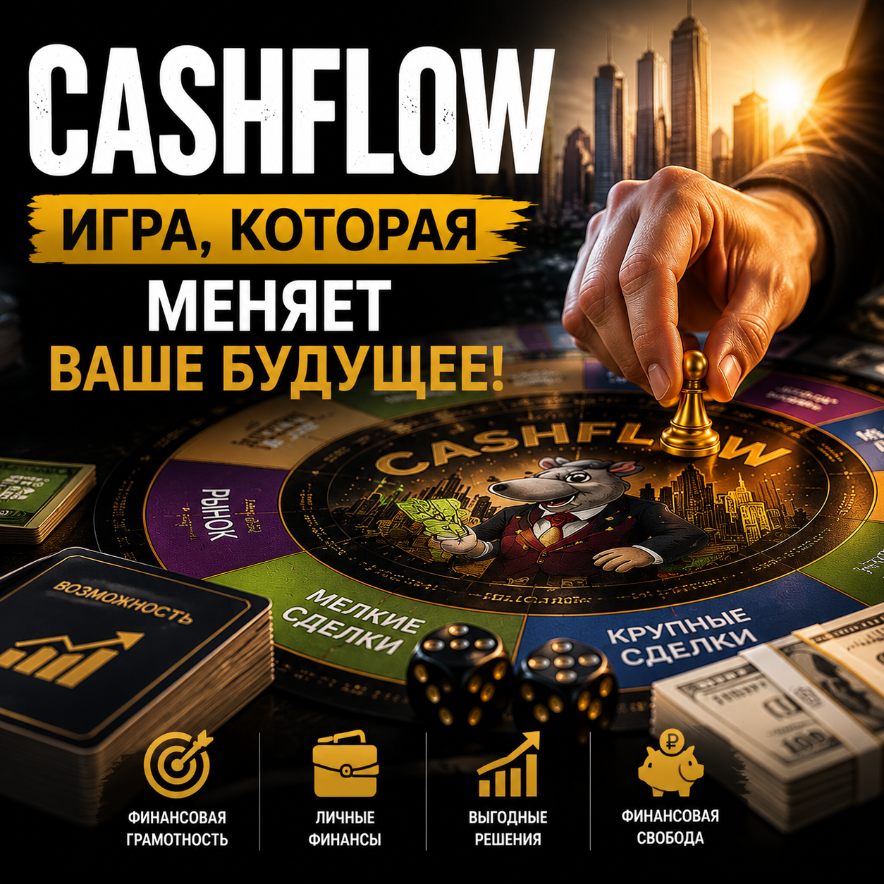 Почему предприниматели выбирают Cashflow
