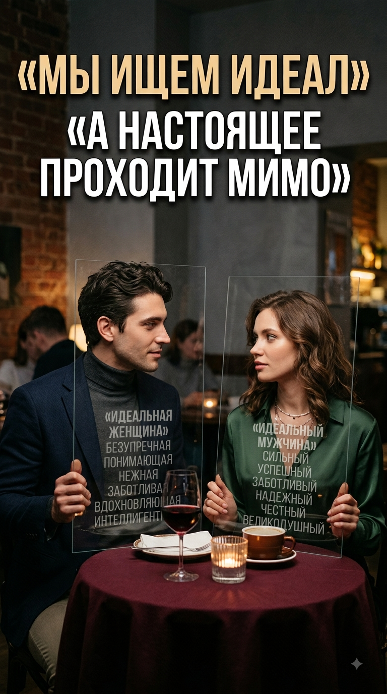 «Почему мы ищем идеал и находим разочарование»