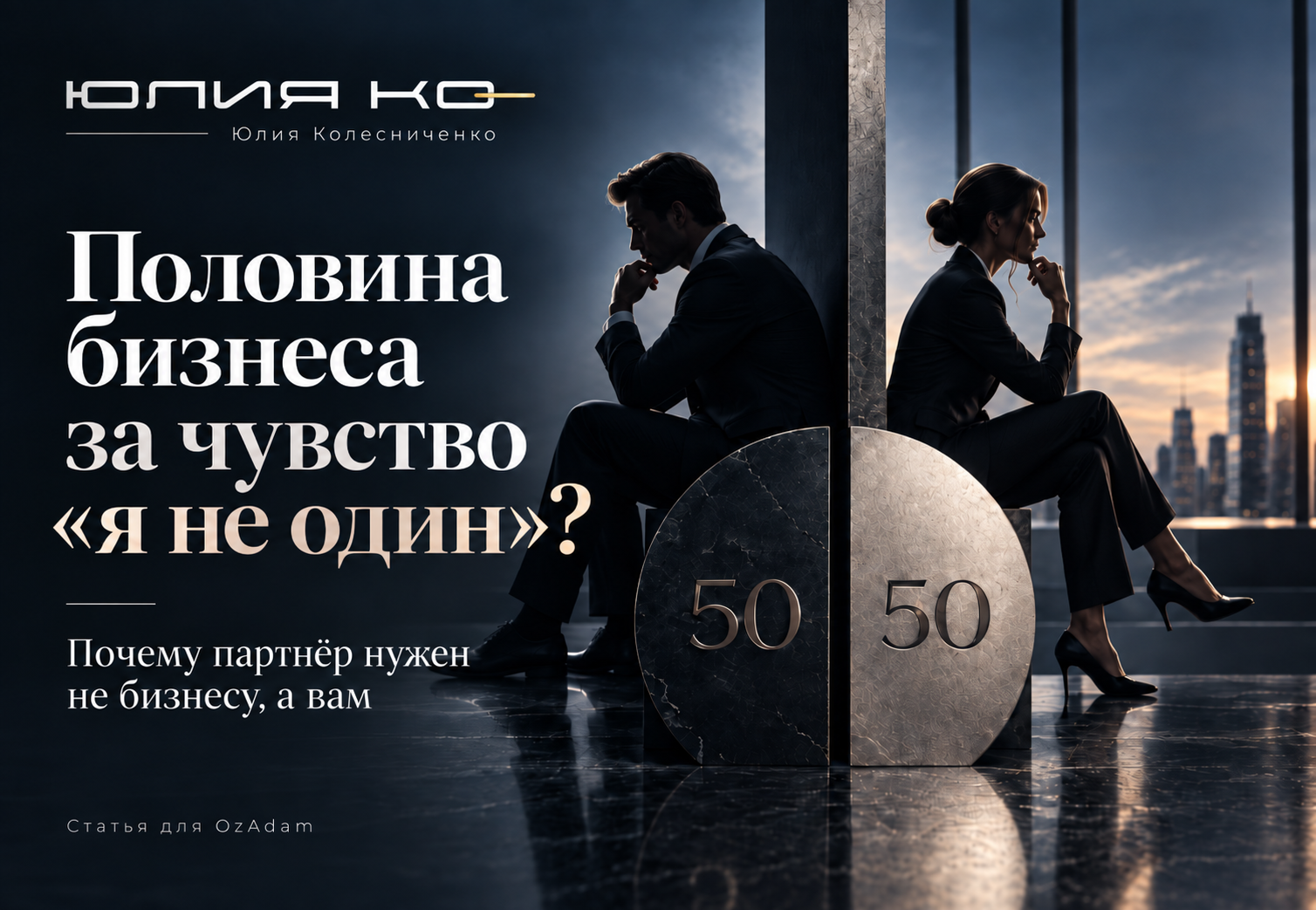 Половина бизнеса за чувство „я не один“
